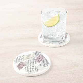 Zeitschrift Ästhetik - Retro Editorial Style Getränkeuntersetzer