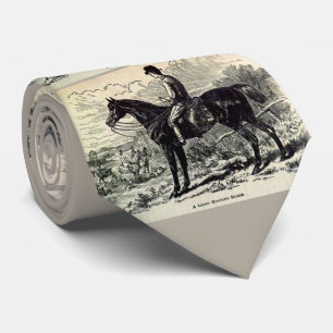 Zeitschrift aus dem 19. Jahrhundert Ein leicht jag Krawatte