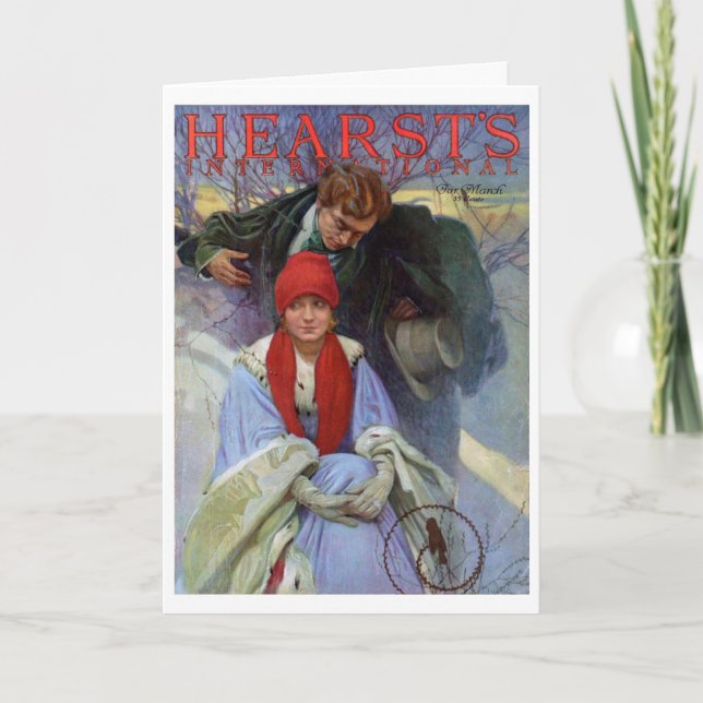 Zeitschrift Cover, Alphonse Mucha Karte (Vorderseite)