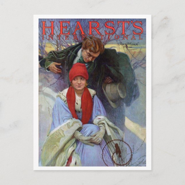 Zeitschrift Cover, Alphonse Mucha Postkarte (Vorderseite)