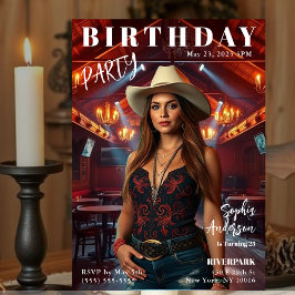 Zeitschrift Cover Birthday Einladung