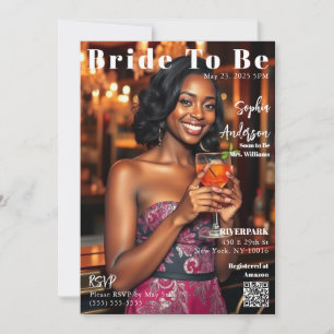 Zeitschrift Cover Bride zu sein Einladung