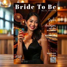 Zeitschrift Cover Bride zu sein Einladung