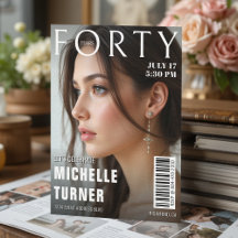 Zeitschrift Cover Foto 40. Geburtstag Party