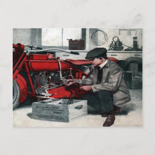 Zeitschrift Cover Postcard from 1919 [dunkler Ton] Postkarte