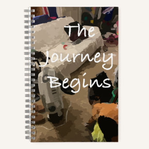 Zeitschrift Die Reise beginnt Notizbuch