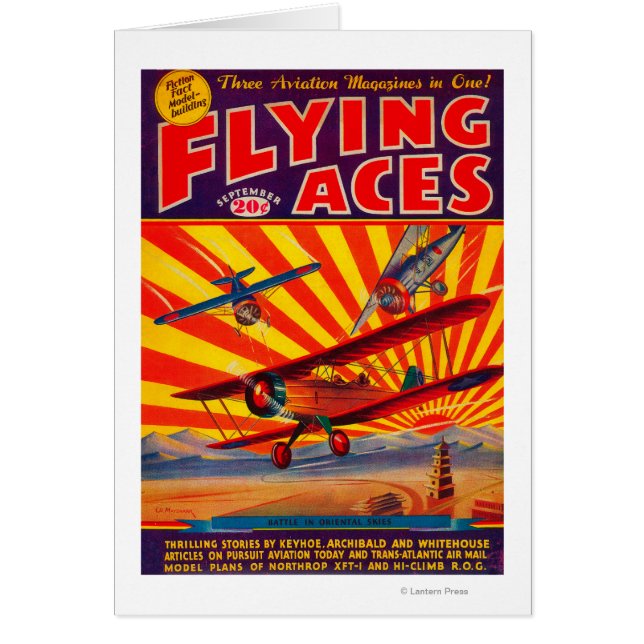 Zeitschrift Flying Aces Cover 2 (Vorne)