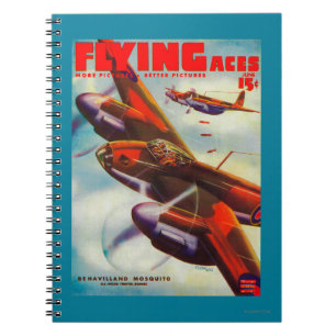 Zeitschrift "Flying Aces" deckt 5 ab Notizblock
