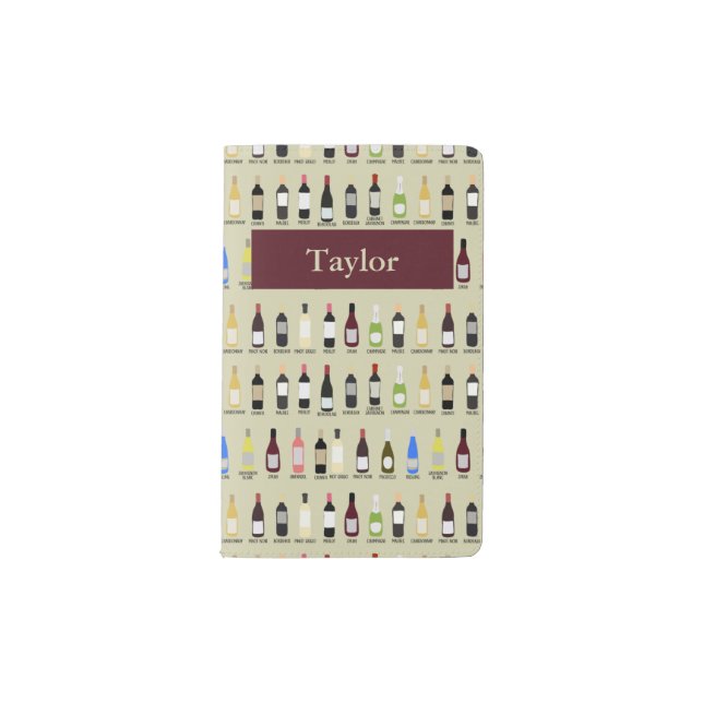 Zeitschrift für die personalisierte Weinprobe Moleskine Taschennotizbuch (Vorderseite)