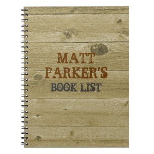 Zeitschrift für die persönliche Leseliste Notizblock