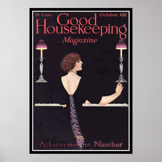 Zeitschrift KRW Vintag Good Housekeeping 1912 Poster (Vorne)