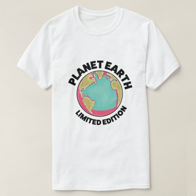 Zeitschrift Planet Erde T-Shirt (Design vorne)