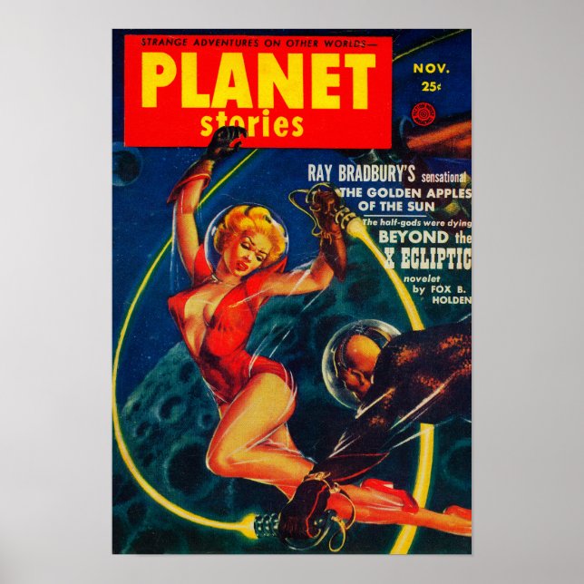 Zeitschrift Planet Stories Cover 2 Poster (Vorne)