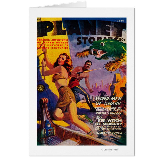 Zeitschrift Planet Stories deckt 5 ab (Vorne)