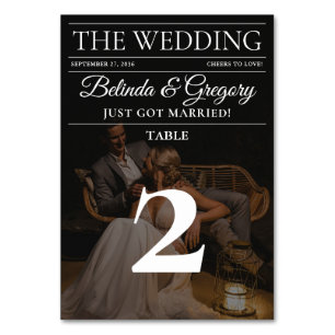 Zeitschrift Redaktion Zeitung Fotos Hochzeit Tischnummer