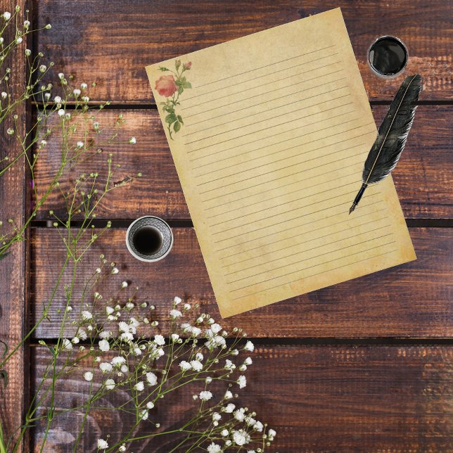 Zeitschriftenpapier für Vintage Rose (Von Creator hochgeladen)