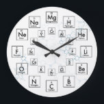 ZEITTABELLE DER ELEMENTE - 24 STUNDEN GROßE WANDUHR<br><div class="desc">Dieses 24-Stunden-Takt ersetzt die 24 Zahlen, die normalerweise auf der Oberfläche einer analogen Uhr zu finden sind, durch die ersten 24 der 118 Elemente auf einem konventionellen Periodensystem der Elemente. Die Ersetzung von Elementen durch Zahlen ist ebenso attraktiv wie lehrreich. Diese Uhr ist das perfekte Geschenk für Chemiker, Wissenschaftler, Professoren,...</div>