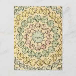 Zeittabelle Postkarte