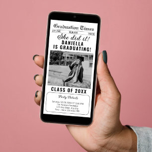 Zeitung 2025 Abschluss Einladung