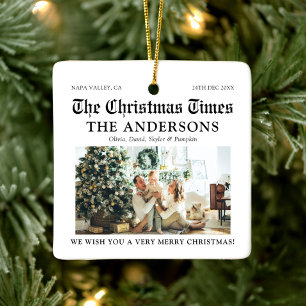 Zeitung Einzigartig Was Ein Jahr Foto Weihnachten Keramikornament