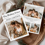 Zeitung Einzigartige Weihnachtsfamilie 4 Fotos Feiertagskarte<br><div class="desc">Feiern Sie den Zauber der Saison und teilen Sie Ihre wertvollen Momente mit unserer einzigartigen Weihnachtskarte, die wie die Titelseite einer klassischen Zeitung aussieht. Diese kreative und nostalgische Karte verwandelt Ihre Feiertagsgruß in einen unvergesslichen Sake, der perfekt dazu geeignet ist, die Highlights Ihrer Familie aus dem vergangenen Jahr auf unterhaltsame...</div>