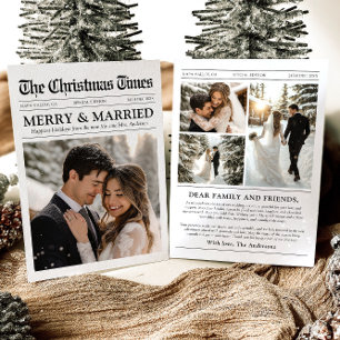 Zeitung Einzigartiger Spaß Was für ein Jahr Foto W Feiertagskarte