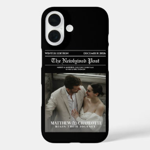Zeitung Fröhlich und Verheiratet Foto iPhone 16 Hülle