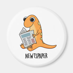 Zeitung Funny Newt Pub Magnet