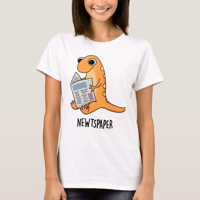 Zeitung Funny Newt Pub T-Shirt (Vorderseite)
