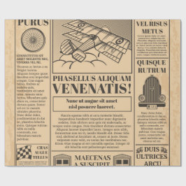 Zeitung Geschenkpapier