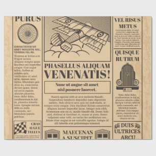 Zeitung Geschenkpapier