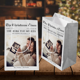 Zeitung Mehr zum Merrier Baby Weihnachten Mittlere Geschenktüte