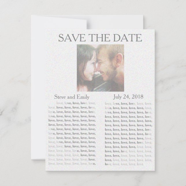 Zeitung "Save the Date" Save The Date (Vorderseite)