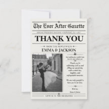 Zeitung Schwarz-Weiß-Foto-Hochzeit