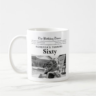 Zeitung zum 60. Geburtstag Kaffeetasse