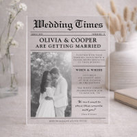 Zeitungs Hochzeit