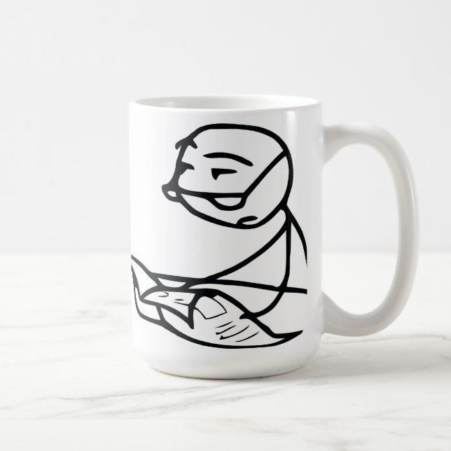 Zeitungs-Typ Kaffeetasse (Rechts)