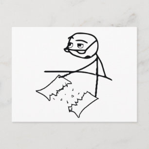 Zeitungsentreißer Typ Postkarte