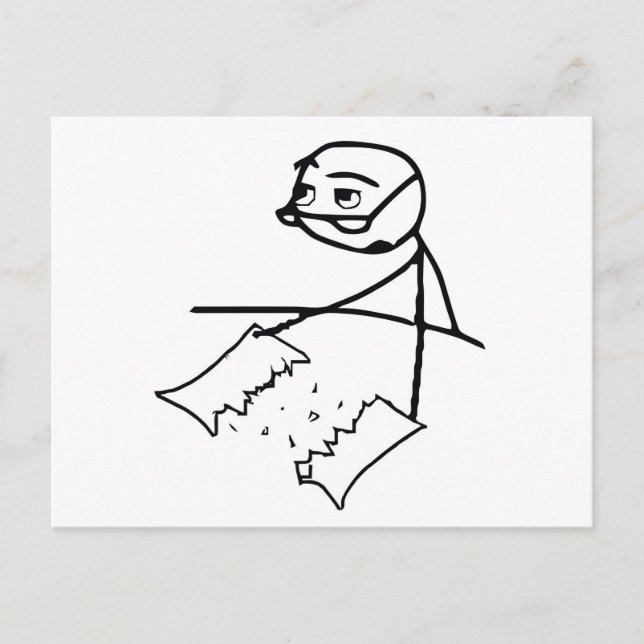 Zeitungsentreißer Typ Postkarte (Vorderseite)