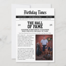 Zeitungsgolf 50. Geburtstag Einladung