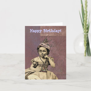 Zeitungshut Gal Geburtstag Karte