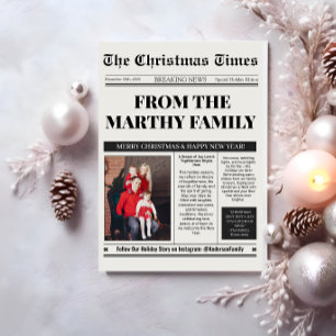 Zeitungsjahr im Review Foto Collage Weihnachten