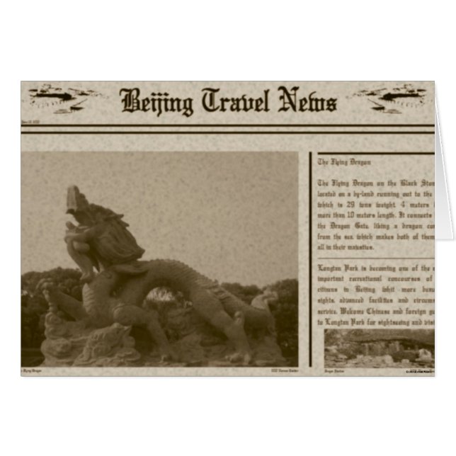 Zeitungskarte (Vorderseite (Horizontal))