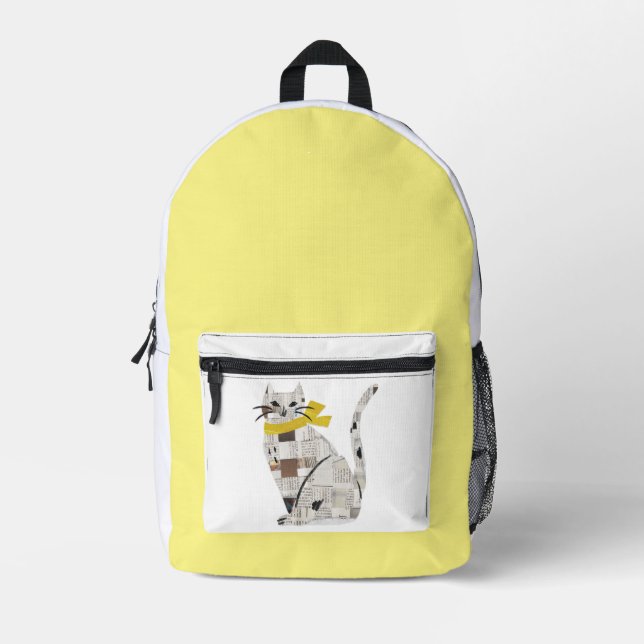 Zeitungskatze Bedruckter Rucksack (Vorderseite)