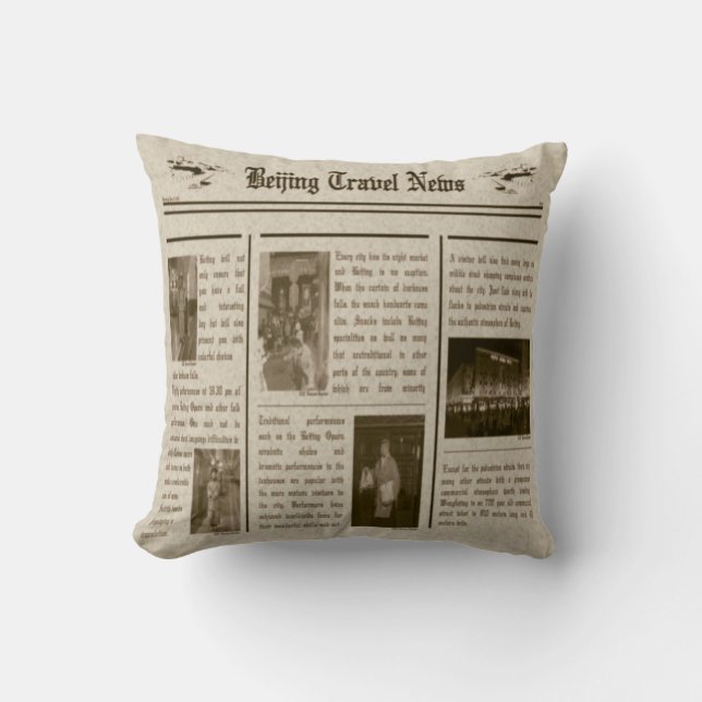 Zeitungskissen Kissen (Vorderseite)