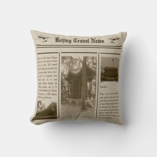Zeitungskissen Kissen (Vorderseite)