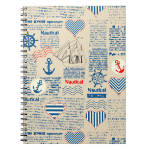 Zeitungsmuster Notizblock