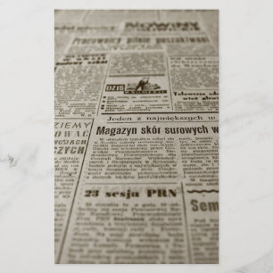 Zeitungspapier Briefpapier