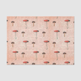 Zeitungspapier und Pilze Seidenpapier