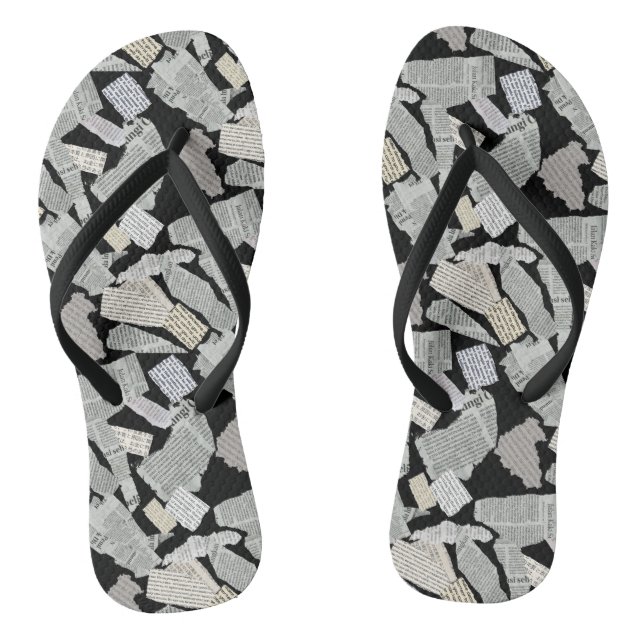 Zeitungsschneidmuster 01x4.b flip flops (Fußbett)